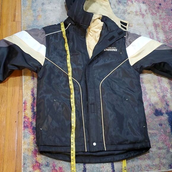 Vintage NWT Pittsburgh Pengiuns NHL & Reebok Heavy Winter Coat Kids Size X/XL - Picture 16 of 16